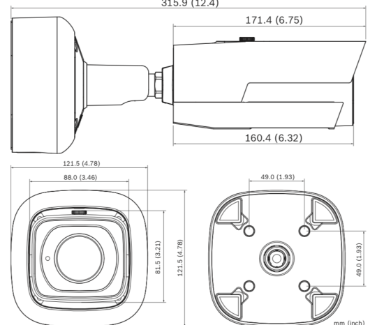 CAMERA THÂN DÀI 2MP IP67 IK10 