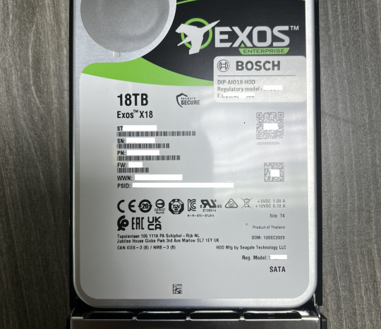 Ổ cứng Bosch 18TB DIP-AIO18-HDD